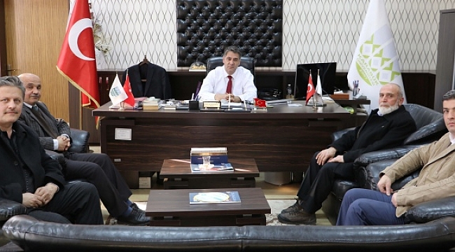 İHH'DAN REKTÖR POLAT'A ZİYARET