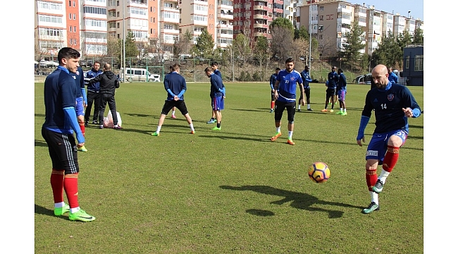 Karabükspor'da Trabzonspor hazırlıkları başladı