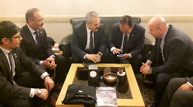 OZAN SULTANBEKOV’DAN MİLLETVEKİLİ UYSAL’A ZİYARET