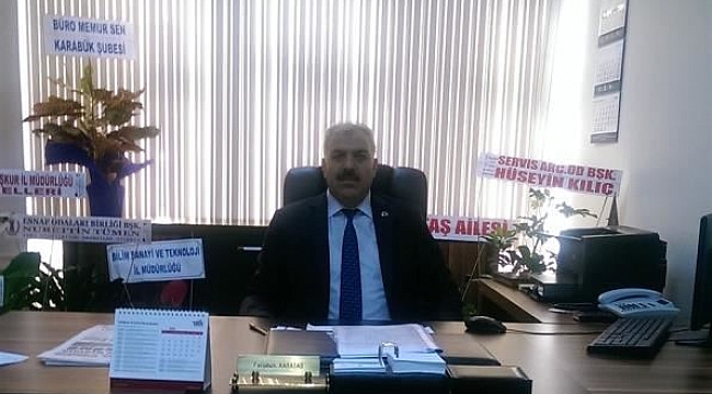 Karabük Ticaret İl Müdürlüğü'ne Feridun KARATAŞ atandı.