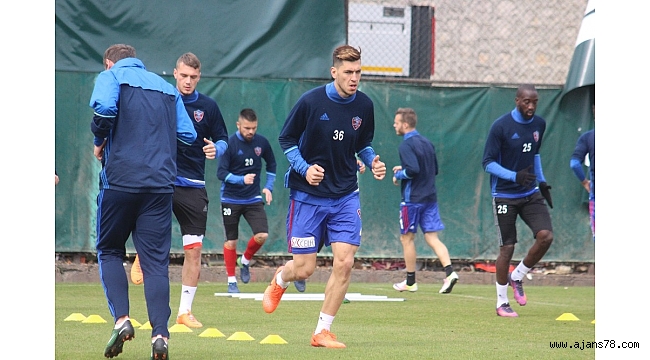 Karabükspor, Trabzonspor maçı hazırlıklarını tamamladı