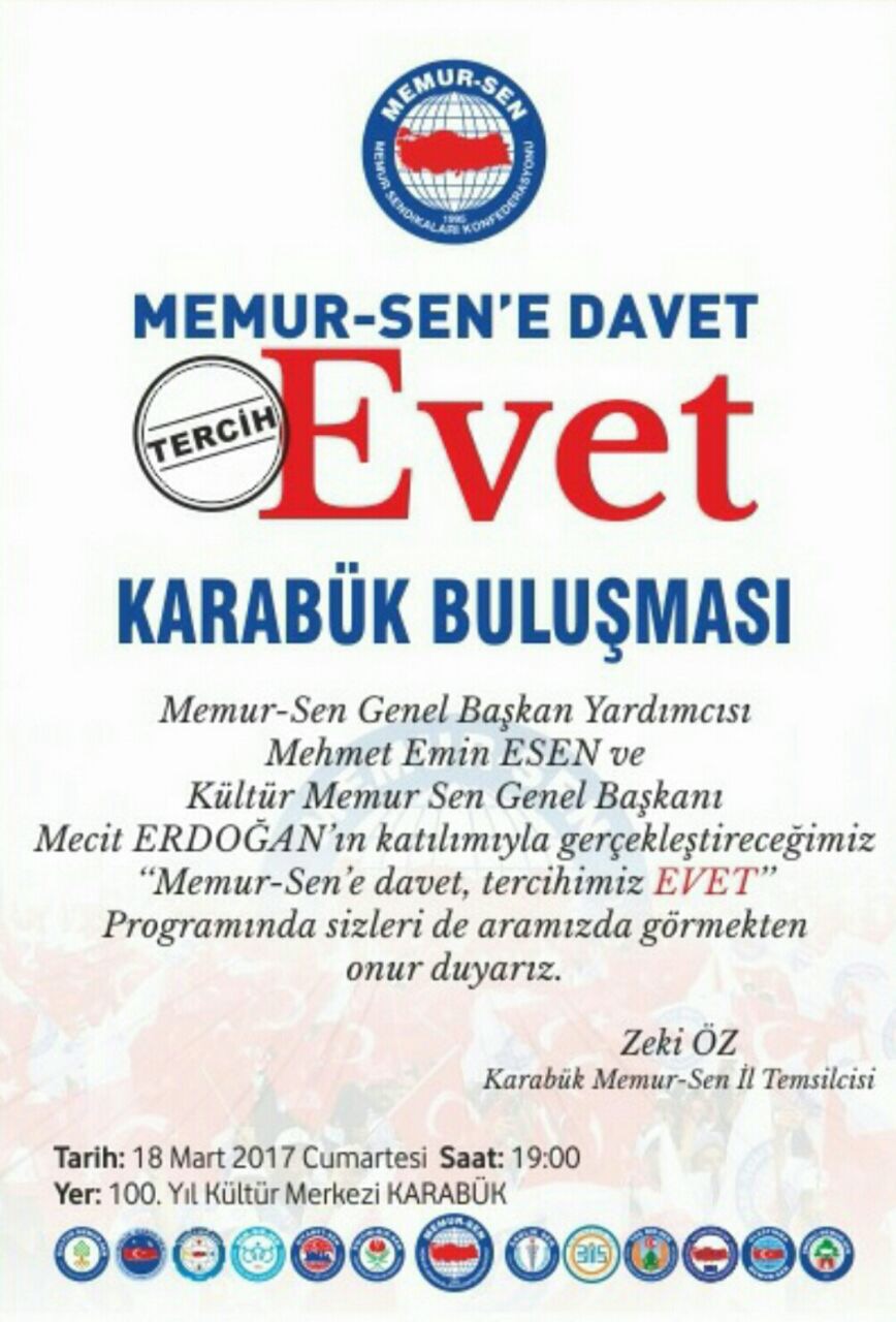 Memur-Sen de Evet dedi
