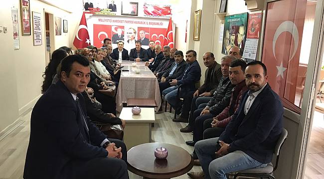 Akparti' den MHP' ye ziyaret