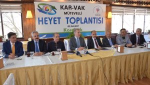 KAR-VAK Mütevelli Heyet toplantısı Karabük'te yapıldı