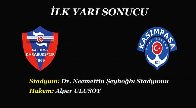 Kardemir Karabükspor: 0 - Kasımpaşa: 0