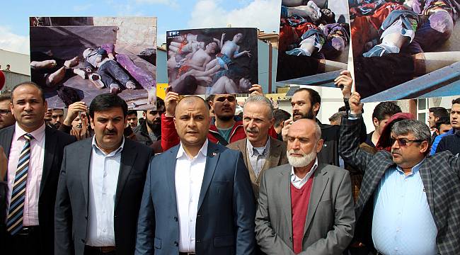 Suriye'de hayatını kaybedenler için gıyabi cenaze namazı kılındı