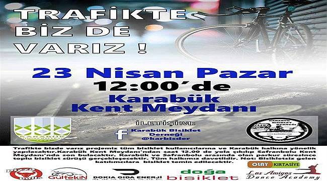 Trafikte biz de varız