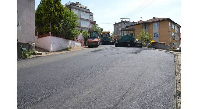 Karabük Belediyesi asfalt çalışmalarını sürdürüyor