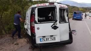 Karabük'te trafik kazası: 2 yaralı