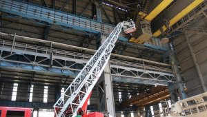KARDEMİR'de acil durum tatbikatları yapıldı