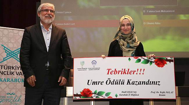 KBÜ’de 5. Geleneksel Umre Ödüllü Bilgi Yarışması Yapıldı