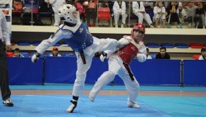 Okul sporları taekwondo müsabakaları