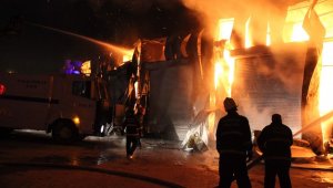 Sebze halinde çıkan yangınla ilgili gözaltına alınan 1 kişi serbest bırakıldı