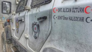 Şehit Polis Memuru Alican Öztürk'ün ismi zırhlı araçlarda yaşatılıyor