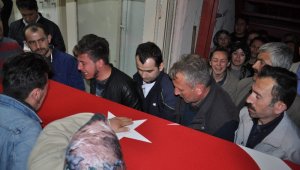 Silopi'de şehit olan askerin naaşı memleketine getirildi