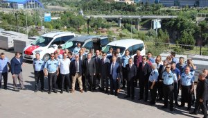 Karabük emniyetinde 8 araç dualarla hizmete alındı