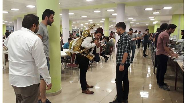 KBÜ öğrencilerine Ramazan şerbeti ikramı