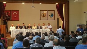 Vali Aktaş Yenice'de Muhtarlarla bir araya geldi.