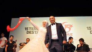 Gelin damat düğünü yapıp nöbete geldi