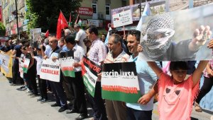 Karabük'te İsrail'e Mescid-i Aksa tepkisi