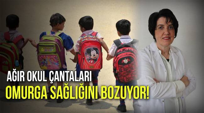 Ağır Okul Çantaları Omurga Sağlığını Bozuyor!