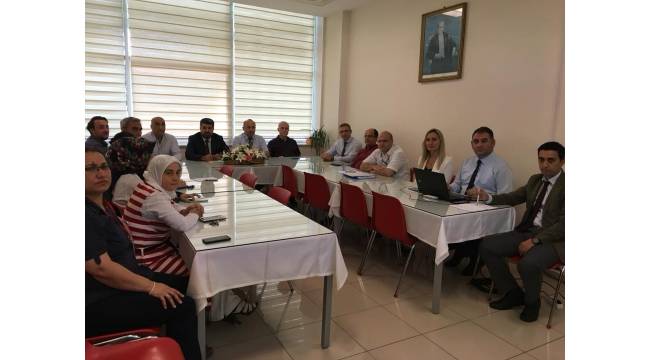 Eğitim Araştırma Hastanesinde değerlendirme toplantısı