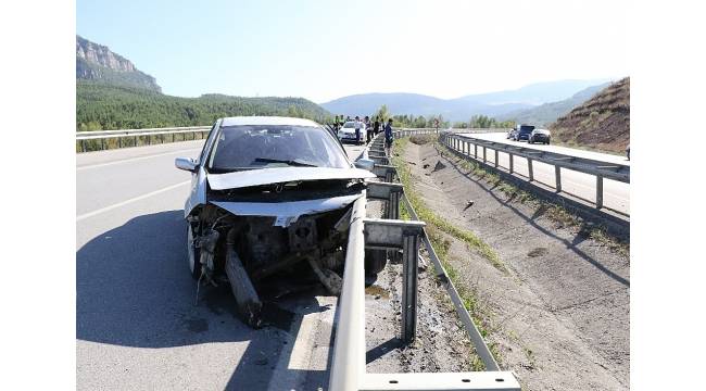 Karabük'te trafik kazası: 2 yaralı