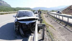 Karabük'te trafik kazası: 2 yaralı