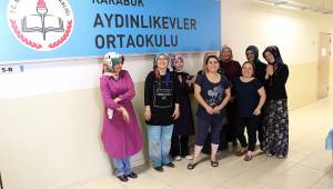 Velilerden okul temizliği