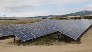 Karabük'te güneş enerji tarlası kuruldu