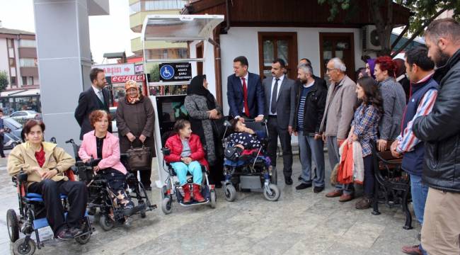 Safranbolu'da engellilere şarj istasyonu