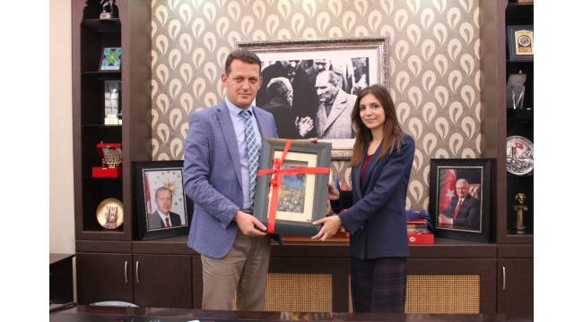 Stajyer kaymakam adayından teşekkür ziyareti
