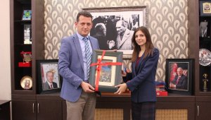 Stajyer kaymakam adayından teşekkür ziyareti
