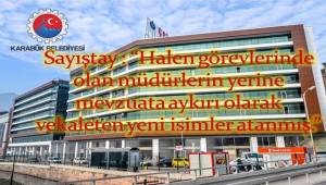 Karabük Belediyesinde ŞOK !!