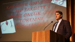 KBÜ'de 92 Tıp öğrencisi beyaz önlük giydi