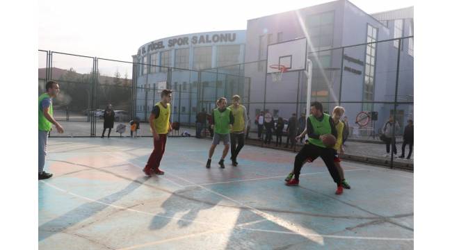 KBÜ'de sokak basketbolu heyecanı yaşandı