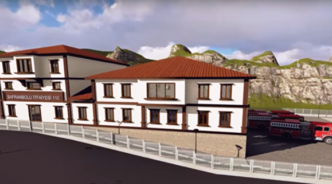 Safranbolu Belediyesi İtfaiye Binasının Yapımına Başlandı.