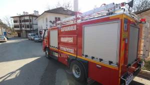 Safranbolu'nun dar sokakları için mini itfaiye aracı hizmete alındı