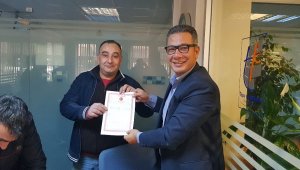 Adatepe'de ilk tapu sevinci