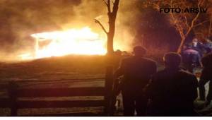 Karabük'te ev yangını