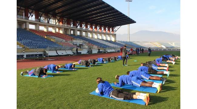 Karabükspor, Göztepe maçı hazırlıklarını tamamladı