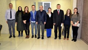 Stajyer öğretmenlerden başkan Vergili'ye ziyaret