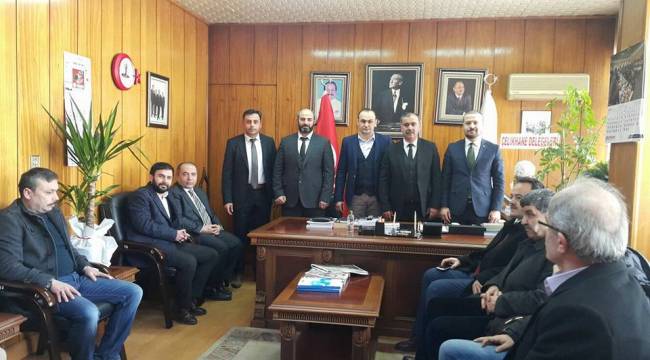 Av.İsmail Altınöz ve yönetimi iade-i ziyaretlere başladı.