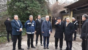 Vali Çeber, Yenişehir'deki virane tesisleri gezdi