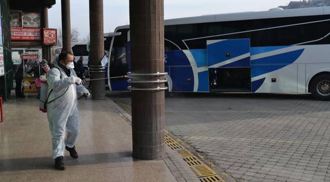 Karabük Belediyesinden Dezenfekte Çalışması