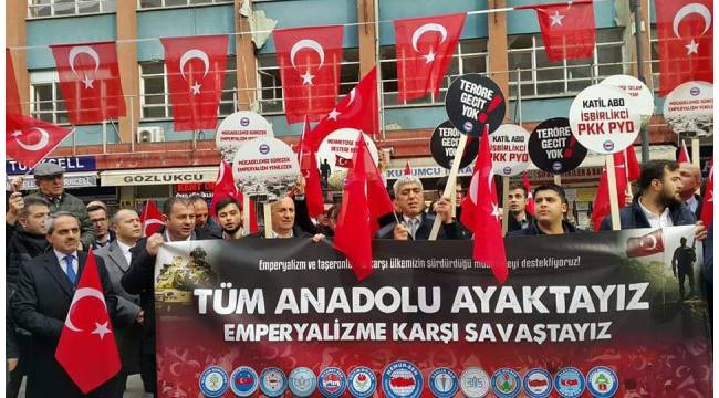 Karabük'te Memur-Sen'den Afrin harekatına tam destek
