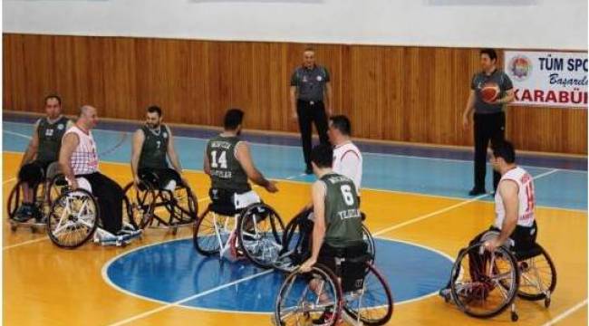 Tekerlekli Sandalye Basketbol Süper Ligi: K. Karabükspor: 75 - Elig Av.Engelli Yıldızlar: 68