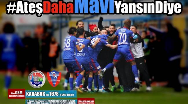 Valilik Karabükspor için yardım kampanyası başlattı