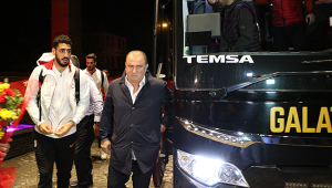 Galatasaray'a coşkulu karşılama