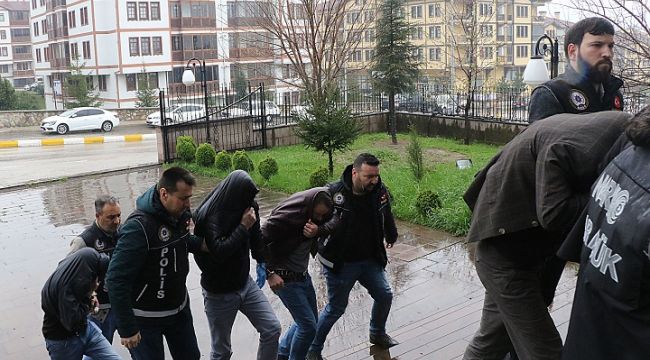 Karabük merkezli uyuşturucu operasyonunda 7 kişi adliyeye sevk edildi